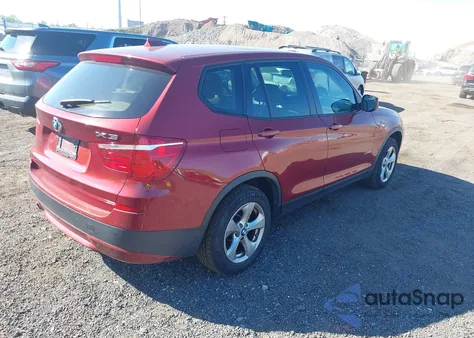 2011 BMW X3 xDrive28I из США, поврежденный, VIN 5UXWX5C54BL702736